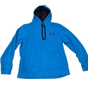 Under Amour Loose Men's Blue Lightweight Hoodie  Size Large Well Loved